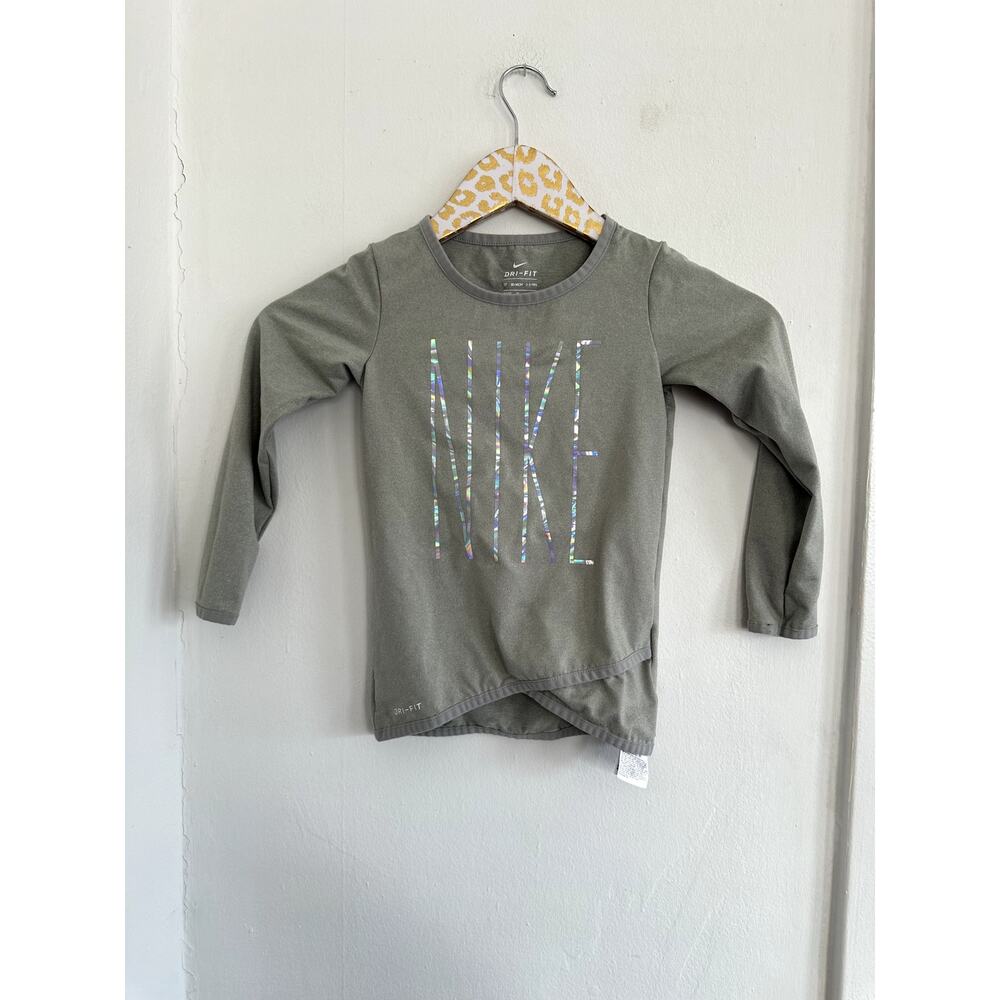Nike Gray Toddler Longsleeve Tee | Size 3T